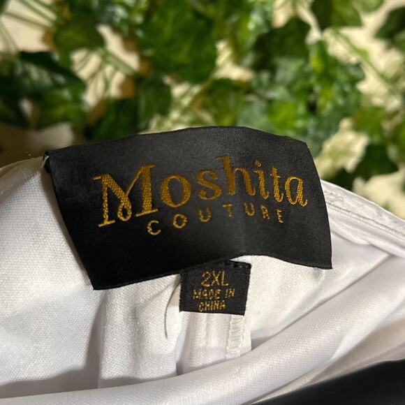 Vintage white midi lace embroidered skirt - Picture 3 of 3